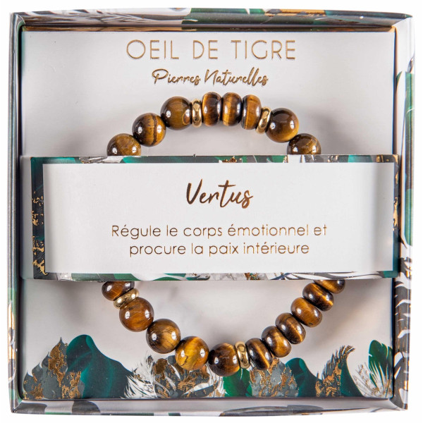Bracelet Œil de tigre Stella Green Bracelet Œil de tigre Stella Green