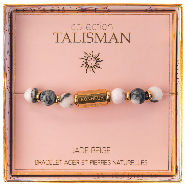 Bracelet talisman Quartz de jade bleu Stella Green