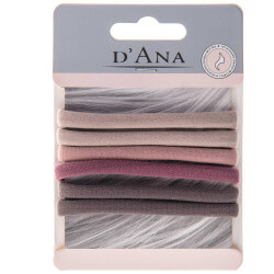 Conjunto de 6 elásticos de diferentes cores Stella Green.