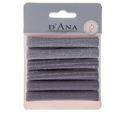 Conjunto de 6 elásticos cinzentos sortidos da Stella Green.