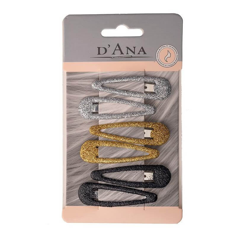 Conjunto de 6 presilhas de cabelo com lantejoulas Stella Green. Conjunto de 6 presilhas de cabelo com lantejoulas Stella Green.