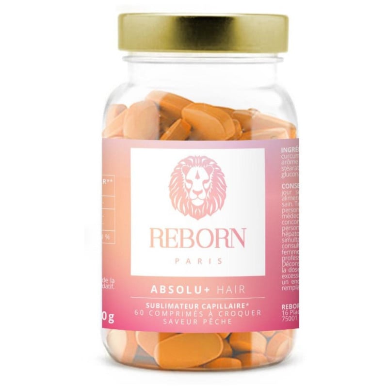 Compléments alimentaires anti-chute Gamme Absolu+ Reborn 48g