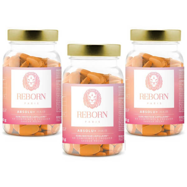 Anti-hair loss food supplements Absolute + Reborn range 48g