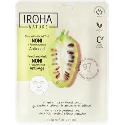 Masker voor anti-aging gezicht met Noni & Hyaluronzuur Natural Extract Iroha Nature