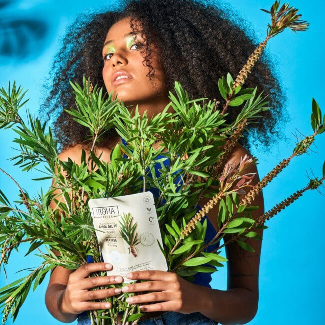 Iroha Extratos Naturais máscara de árvore-do-chá
