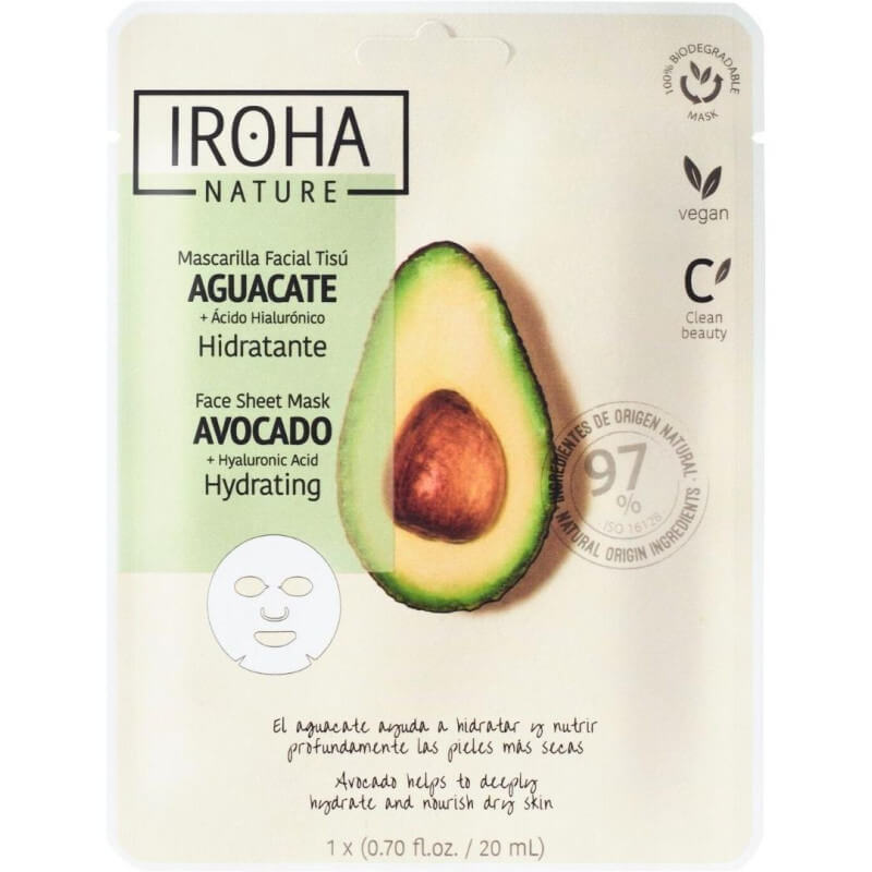 Iroha Maschera agli estratti naturali di avocado