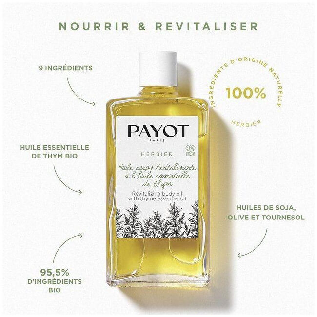 Óleo corporal de tomilho Herbier Payot 95ML