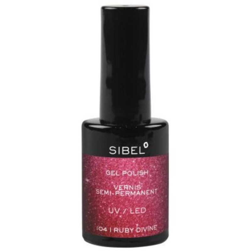 Semi-permanent nail polish n°104 Ruby divine Sibel 14ML