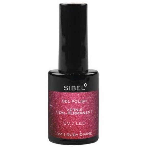 Vernis semi-permanent n°104 Ruby divine Sibel 14ML Vernis semi-permanent n°104 Ruby divine Sibel 14ML