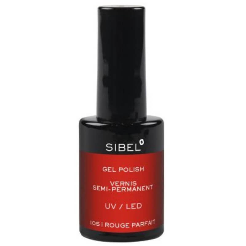 Vernis semipermanente nº 105 Rojo perfecto Sibel 14ML