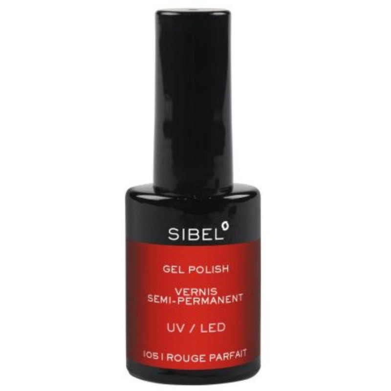 Semi-permanent nail polish n°105 Perfect Red Sibel 14ML