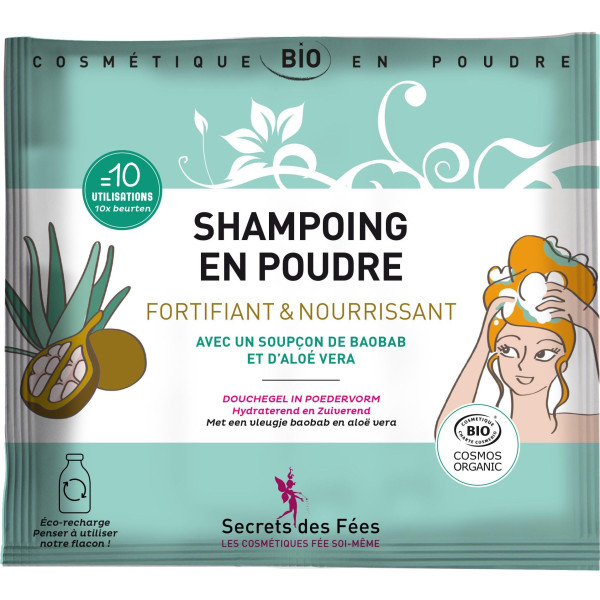 Bio-Pulver-Shampoo Secrets des Fées