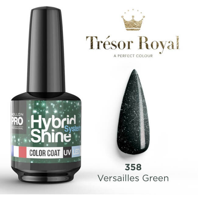 Mini hybride glanslak n°358 Versailles Green Tresor Royal Mollon Pro 8ML