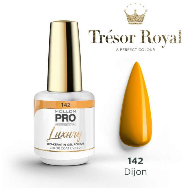 Luxury semi-permanent nail polish n°142 Dijon Mollon Pro 8ML
