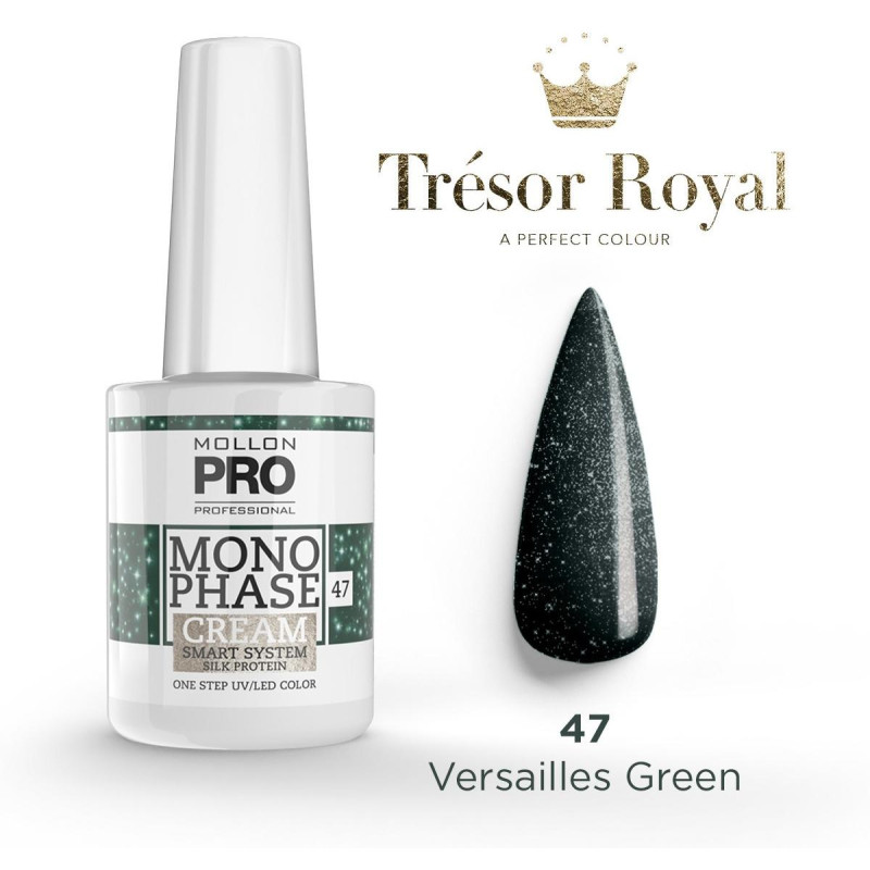 Esmalte Monofásico n°47 Versailles Green uv/led Mollon Pro 10ML