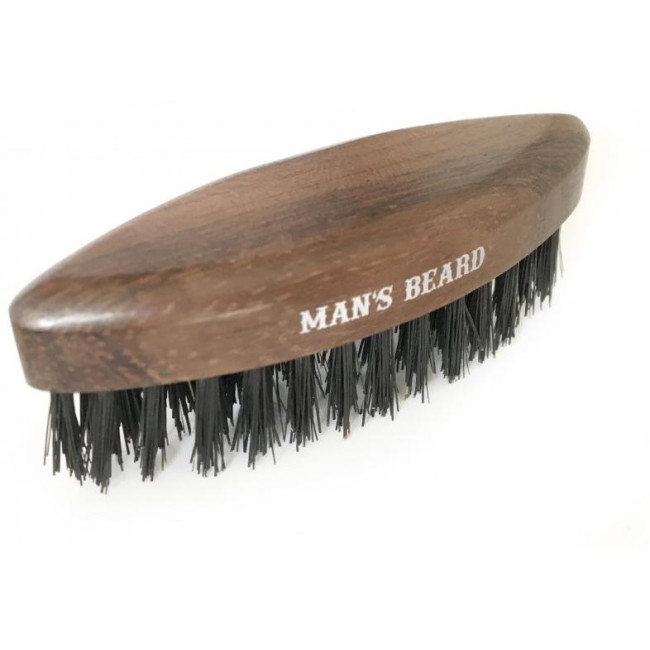 Box Sandalwood Oil, Beard Shampoo + Man's Beard Brush