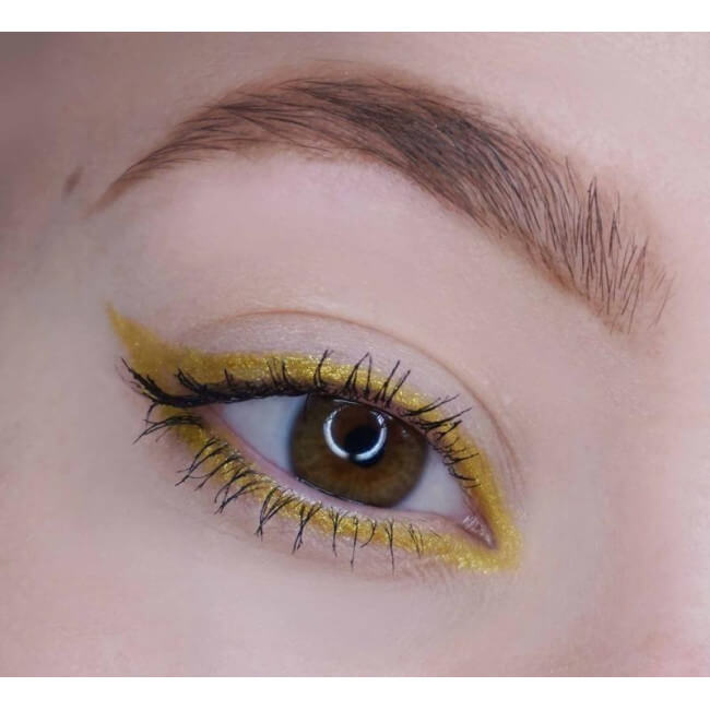 Wunder2 lápis de olhos super-stay cor ouro metálico 1,2g
