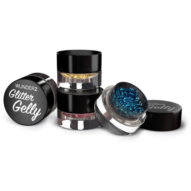 Wunder2 glitter gelly aquamarijn 1.5 ml