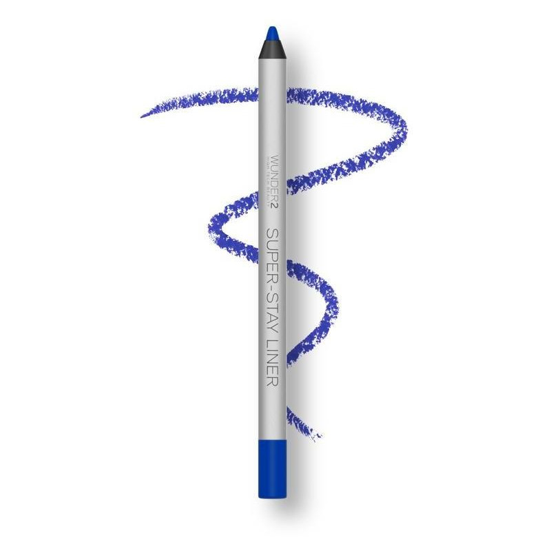 Wunder2 lápiz de ojos súper duradero en azul real esencial de 1.2g