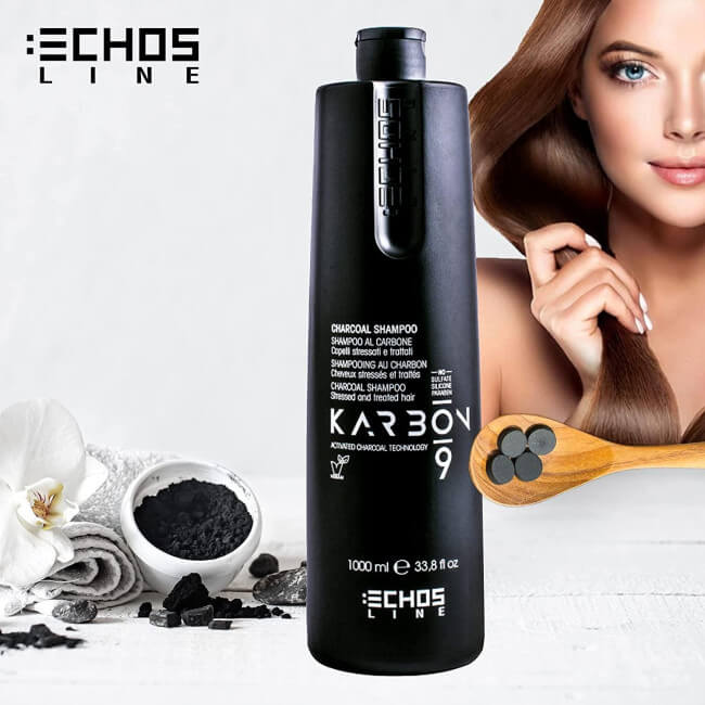 KARBON 9 shampoo met houtskool 1L