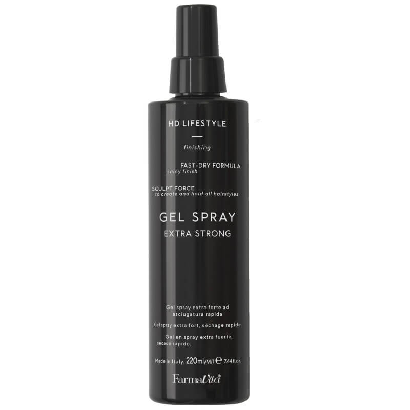 Gel spray extra sterk HD Life style Farmavita 220ML