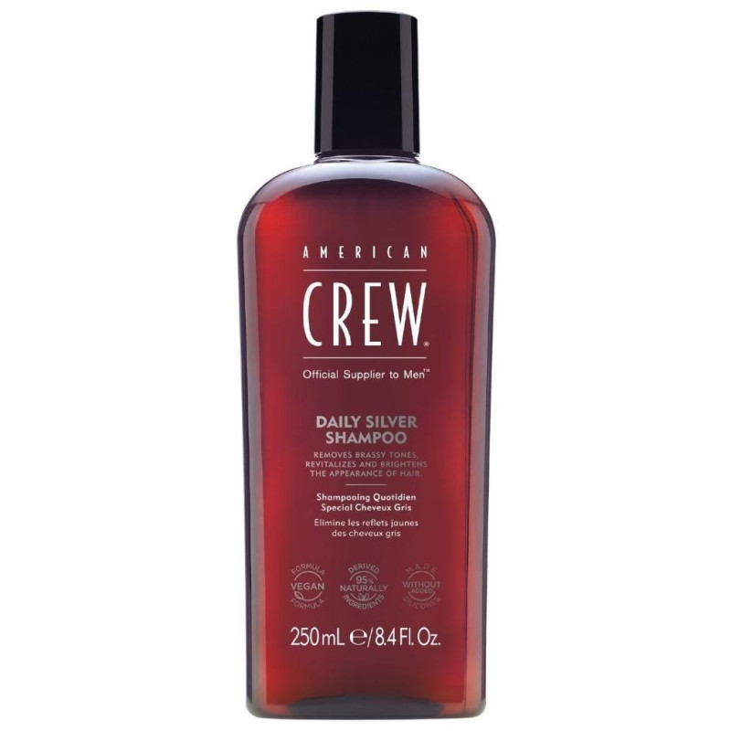 Shampooing cheveux gris Daily Silver American Crew 250ML