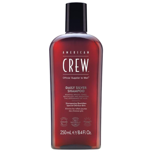 Shampooing cheveux gris Daily Silver American Crew 250ML