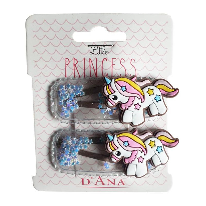 Stella Green unicorn hair clips