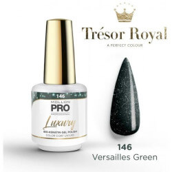 Verniz semipermanente Luxury n°146 Verde Versalhes Mollon Pro 8ML