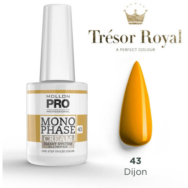 Esmalte Monofásico n°43 Dijon uv/led Mollon Pro 10ML