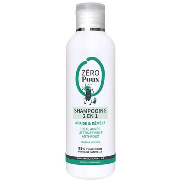 Shampooing 2-in-1 Zeropoux Patrice Mulato 200ML Shampooing 2-in-1 Zeropoux Patrice Mulato 200ML