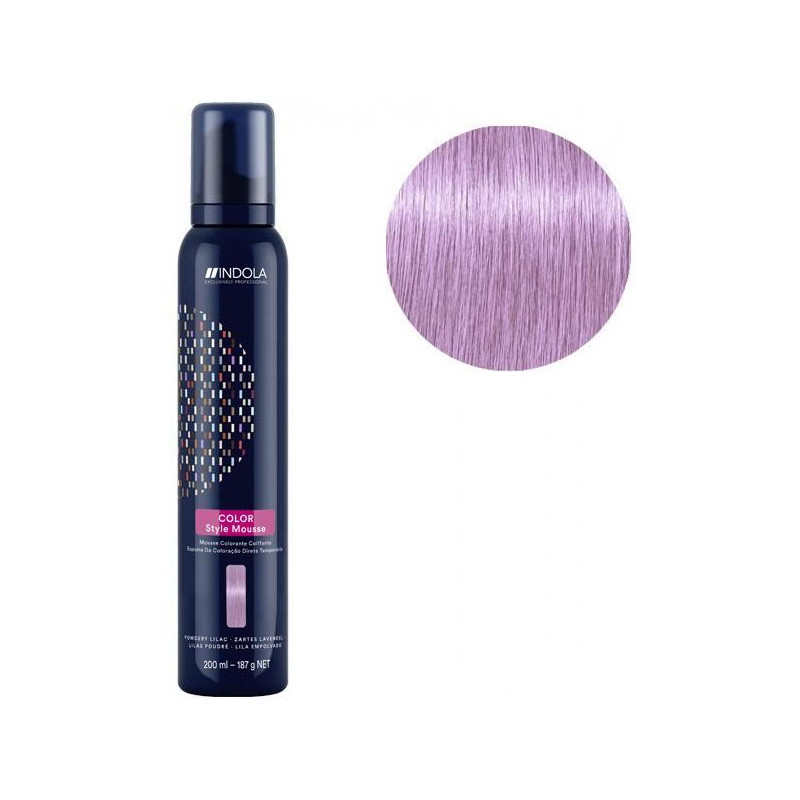 Indola Charcoal Grey Hair Coloring Mousse 200ML