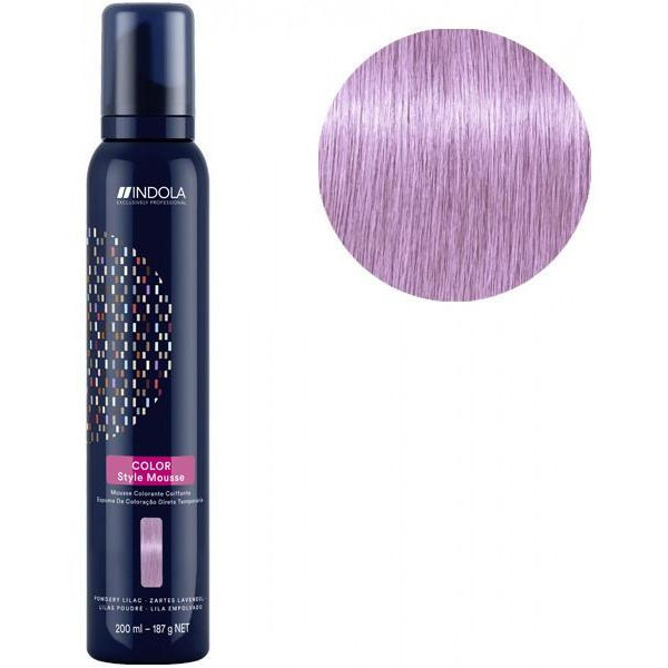 Indola Charcoal Gray Hair Coloring Mousse 200ML