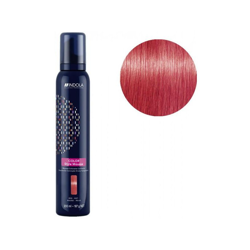 Indola Red Color Mousse