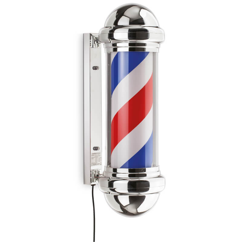 Barbearia clássica iluminada com iluminação.