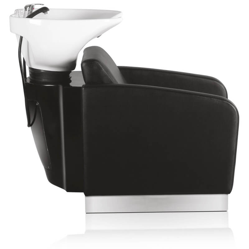 Zwarte shampoobak Elegance