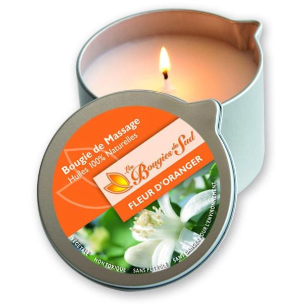 Orange Blossom Massage Candle Les Bougies du Sud 160 g