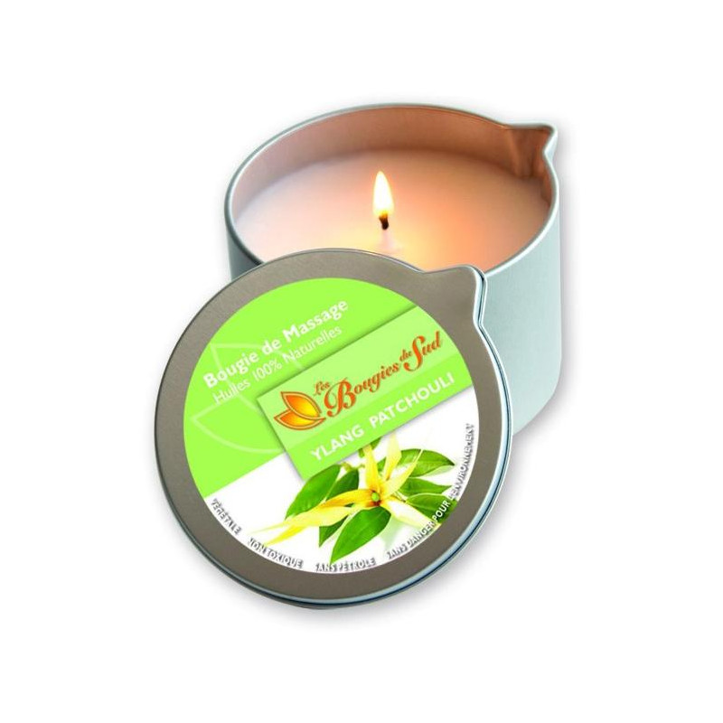 Massage candle Ylang patchouli Les Bougies du Sud 160 g