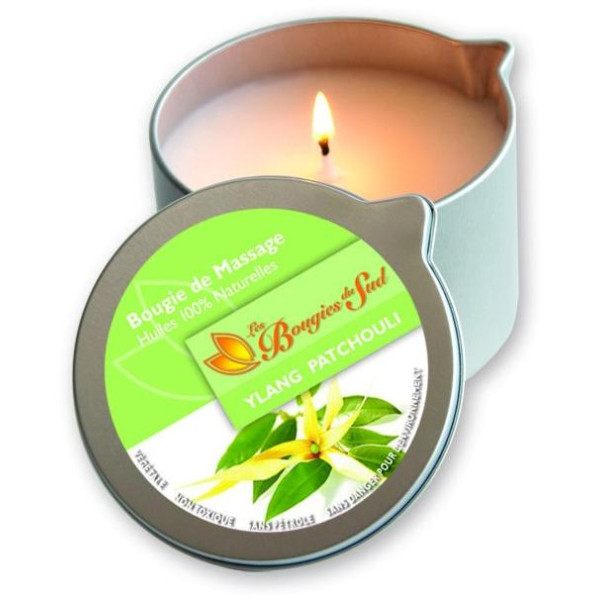 Massage candle Ylang patchouli Les Bougies du Sud 160 g