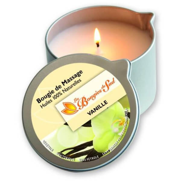 Bougie de massage Vanille Les Bougies du Sud 160 g 