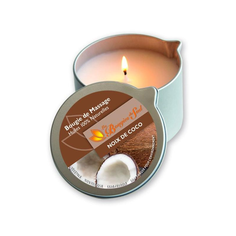 Massage Candle Coconut Les Bougies du Sud 160 g
