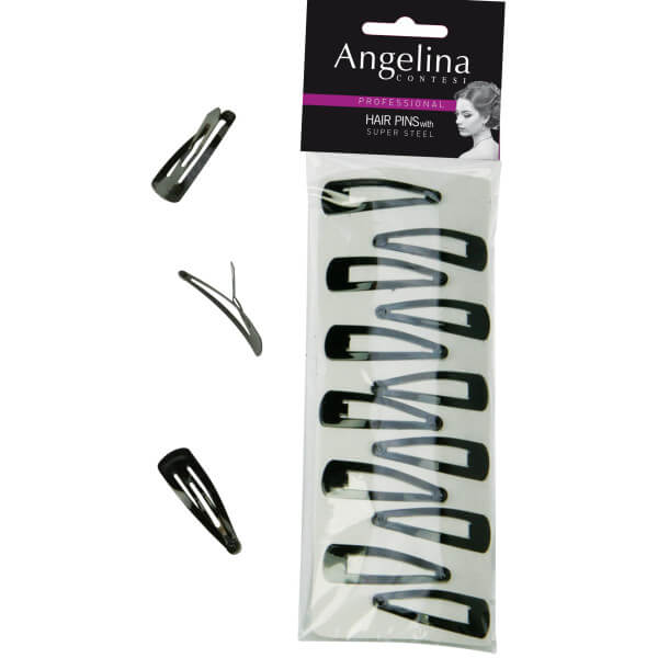 Ganchos de cabelo pretos X12 PM. Ganchos de cabelo pretos X12 PM.