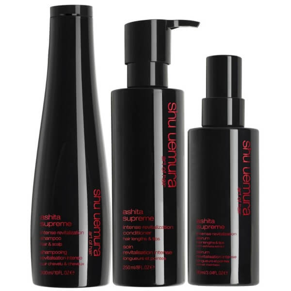 Routine cheveux fins Ashita Suprême Shu Uemura