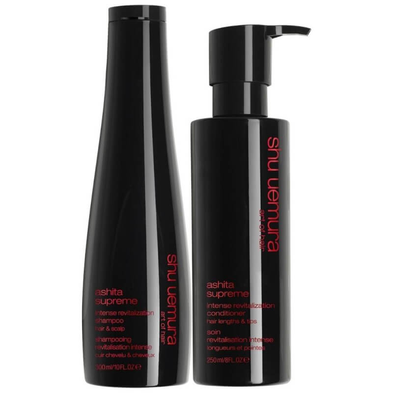 Routine cheveux fins Ashita Suprême Shu Uemura