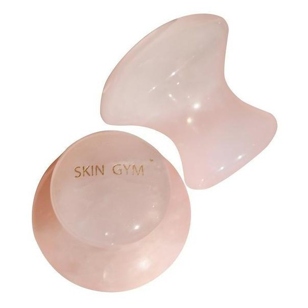 Paire de Flowies pour visage Quartz Rose Skin Gym