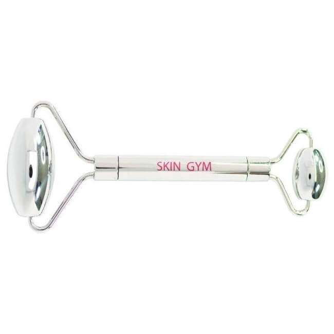 Rolo facial em Aço Inoxidável com 2 cabeças Skin Gym