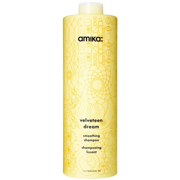 Glättendes Shampoo Velveteen von amika, 1 Liter