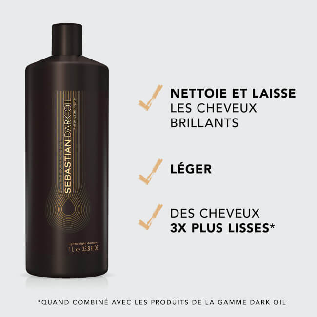 Lichte shampoo Dark Oil SEBASTIAN 1L