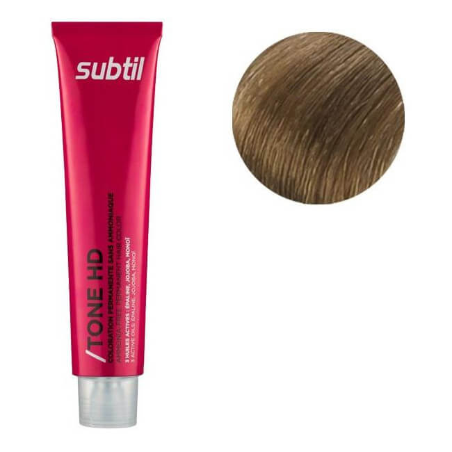 Tono sutil HD N°8 Rubio Claro 60 ML