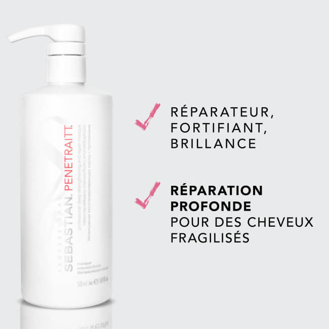 Herstellend masker Penetraitt voor beschadigd haar Sebastian 500ml